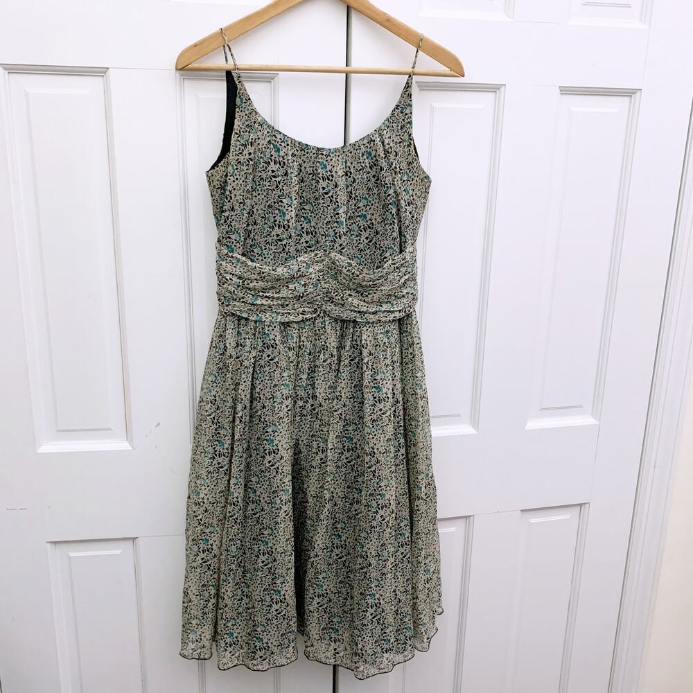 Anna Sui for Anthropologie Silk Print Dress